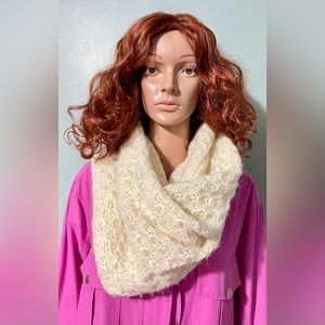 Moon Shadow Cream Colored Figure 8 Scarf